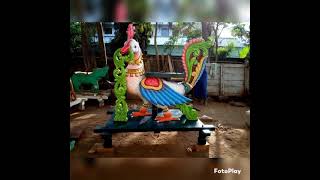 kovil chirppangal / kovil function / கோவில் ரதம் மற்றும் தேர் /மயில் சிலை செய்தல்