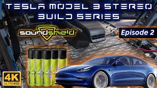 Tesla Model 3 Custom Stereo Build Series - Ep. 2 / Sound Treatment