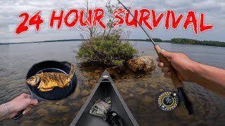 24 HOURS SURVIVING On An ISLAND! (Catch N’ Cook)