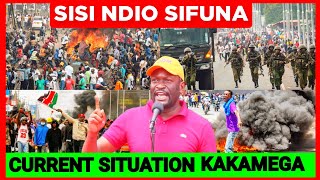 Happening NOW! LIVE!! Total Shutdown in Kakamega! GEN-Zs Block Roads Ahead of Sifuna's Rally Today