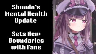 Shondo Sets Boundaries With Fans Amidst Mental Health Updates