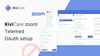 Kivicare zoom telemed OAuth setup | Iqonic Design