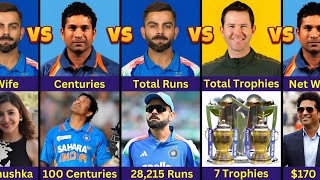 Comparison: Sachin Tendulkar vs Ricky Ponting vs Virat Kohli