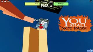 Playing the hard obby