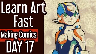 Fastest Way to Learn Drawing the Megamaster Way | 30 Days of Making Comics