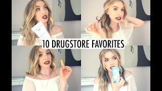 MY TOP 10 FAVORITE DRUGSTORE PRODUCTS