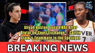 Aliyah Boston Goes VIRAL After Brutal On-Court Exchange — Caitlin Clark’s Teammate in the Spotlight