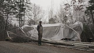 Boat Shelter Falls Over, Fixing the Car, Getting Sick - No. 24