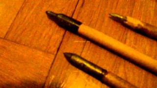My wooden arrows and quiver