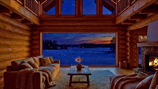 Insomnia Relief ❄️ Calm Piano & Cozy Fireplace  Deep Sleep, Stress Relief No Ads