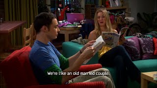 Penny and Sheldon are like an old married couple! TBBT S5E2