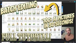 AUTOMATICALLY Improve You AI Artwork with Batch Editing in Photoshop!