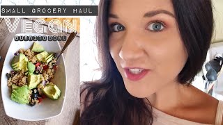 Small grocery haul (vegan) & quinoa burrito bowl!