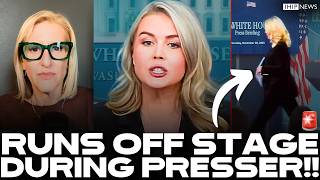 IHIP News: Karoline Leavitt PANICS and RUNS OFF STAGE During LIVE Presser! It's All COLLAPSING!