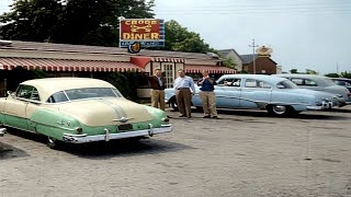 Doylestown, Pennsylvania 1950s in color, [60fps, Remastered] Sound Design