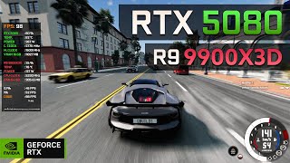 RTX 5080 + Ryzen 9 9900X3D | BeamNG.drive Benchmark | 4K Ultra