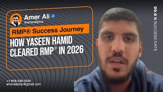 RMP Success Journey of Yaseen Hamid in 2026 | How He Cracked PMI-RMP Exam