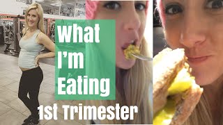 What I'm Eating (1st Trimester of Pregnancy) Mommy Vlog #1!