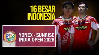 Indonesia's Round of 16 Schedule for the 2026 India Open