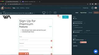 Subscriptions: making a signup page per tier