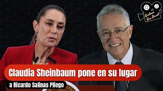 Claudia #Sheinbaum puts #Salinas #Pliego in his place