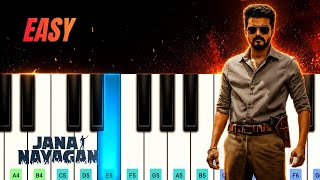 JanaNayagan - Oru Pere Varalaaru Song Promo | Easy Piano Tutorial | Thalapathy Vijay