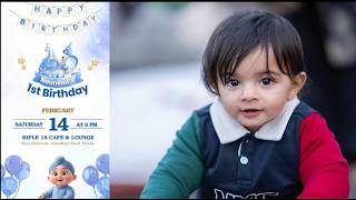 First Birthday Naunihal