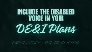 Including Disability in DE&I Plans