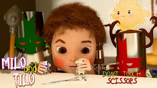 Milo and Tilo - Don’t Touch Scissors! ✂️⚡ - Ep1