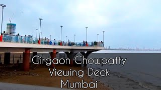 Viewing Deck Girgaon Chowpatty | Mumbai Rains | #mybmc #mumbai #mumbaikar