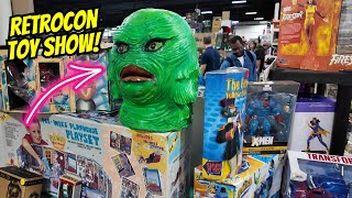 RETROCON 2025 TOY SHOW! BIGGEST VINTAGE TOY HUNT OF THE YEAR!