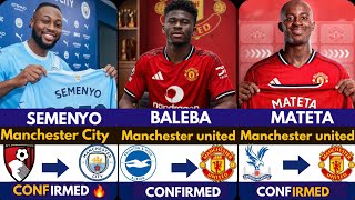 🚨LATEST CONFIRMED TRANSFER NEWS AHEAD OF JANUARY TRANSFER WINDOW 2026, Mateta & Baleba to United 🔥, 