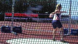 Jennifer Nicholson - Discus 46.68 (153'2") - 1st Place at Liberty Invite