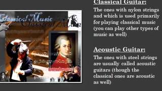 Types of Guitar - Introduction to the Various Guitar Types