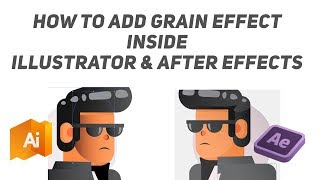 Livestream 08.10.2018 | Adding grain effect in Adobe Illustrator & After effects tutorial