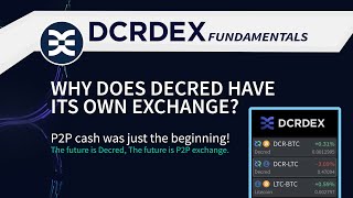 Why does Decred have its own exchange? - DCRDEX Series