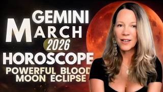GEMINI Sun Moon Rising MARCH 2026 HOROSCOPE 🔆 Something Changes at Home