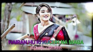 Hairan Hu Ki Kuchh Nahi Maga | new remix | trending song Anuv Jain #song