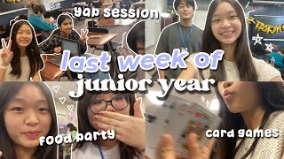 grwm for my last week of SCHOOL - JUNIOR YEAR!!! 🏫 *finals, food party, friends, yap session, vlog*