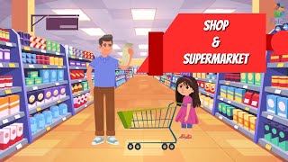 Shop & Supermarket Adventure | Learning Places & Things with Fefdy Prime 🛒✨