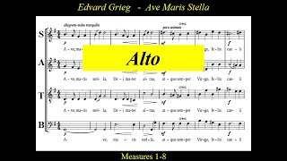 Grieg - Ave Maris Stella - Alto