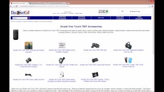 How to Find Alcatel One Touch 768T Accessories | DiscountCell.com | 800-422-1814
