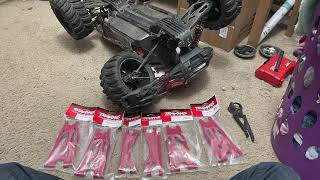 I fixed my X-Maxx! Brand new Traxxas HD a arms