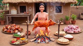 Miniature Doll Pork Vindaloo Cooking ASMR | Indian Village Tiny Kitchen Story