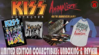 KISS DESTROYER & ANIMALIZE ANNIVERSARY COLLECTIBLES: UNBOXING & REVIEW! #kiss  #unboxing #vinyl #mtv