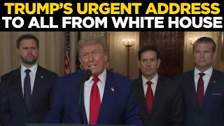 Trump LIVE: US President Donald Trump Urgent Address To The World From White House | Russia | China