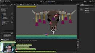 #256 [EN/FR] Coding a platformer (!commands) - Today, [cowrilon bell projectile]add: 2 types of proj