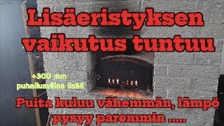 Lämpö pysyy nyt kun Yliset lisäeristetty, +300 mm puhallusvillaa