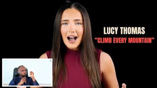 BREATHTAKING!!! "Climb Every Mountain"  Lucy Thomas  From The Sound of Music  New Reaction!!!
