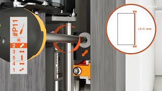 REVEGO uno 2025 version – 3-dimensional adjustment | Blum